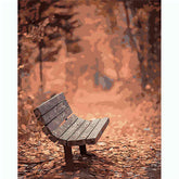 Painting by Numbers Lonely Bench